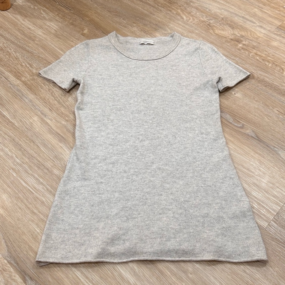 Cashmere J Crew short sleeve sweater